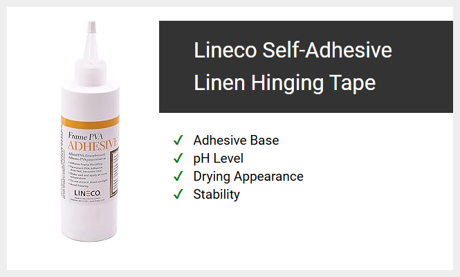 Lineco Self-Adhesive Linen Hinging Tape