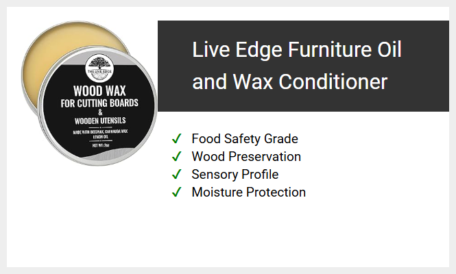 Live Edge Furniture Oil and Wax Conditioner