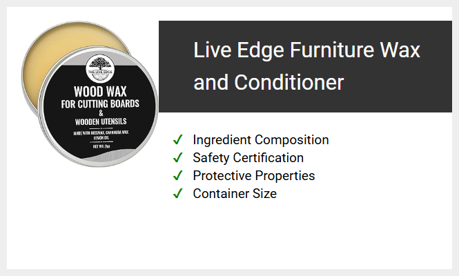 Live Edge Furniture Wax and Conditioner