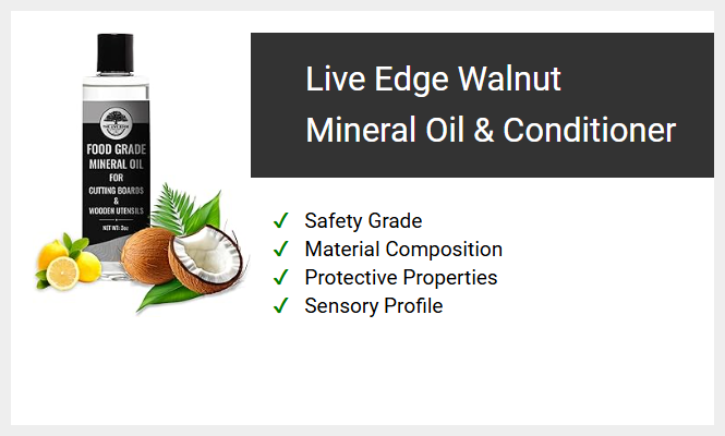 Live Edge Walnut Mineral Oil & Conditioner