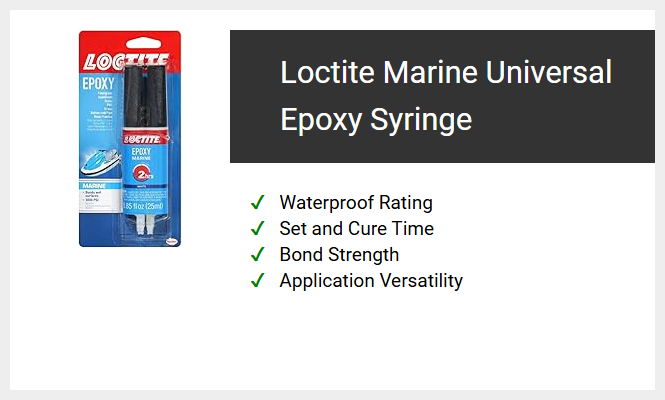Loctite Marine Universal Epoxy Syringe