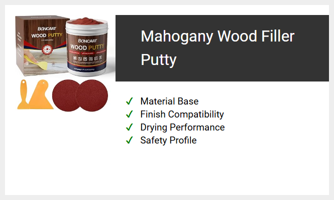Mahogany Wood Filler Putty