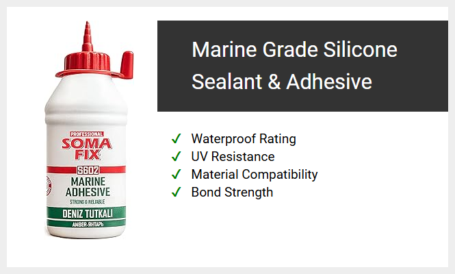 Marine Grade Silicone Sealant & Adhesive