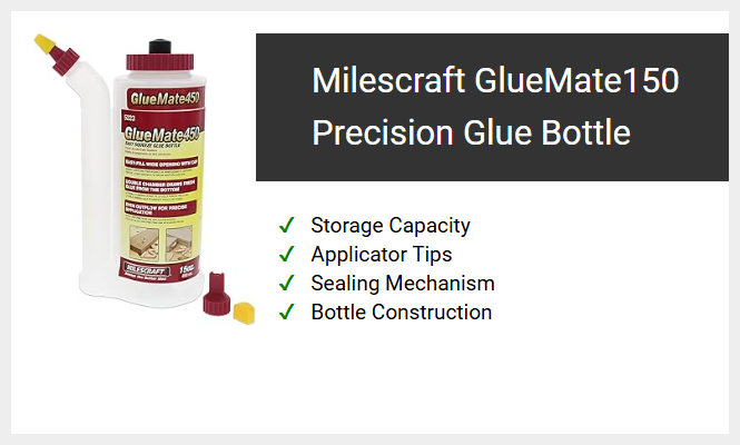 Milescraft GlueMate150 Precision Glue Bottle