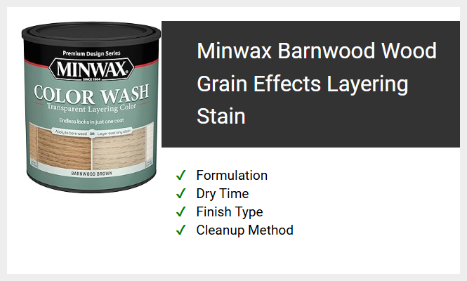 Minwax Barnwood Wood Grain Effects Layering Stain