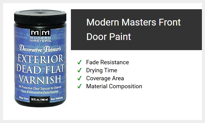 Modern Masters Front Door Paint
