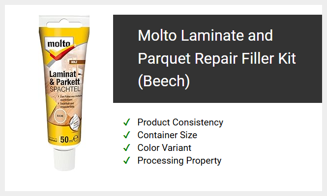 Molto Laminate and Parquet Repair Filler Kit (Beech)