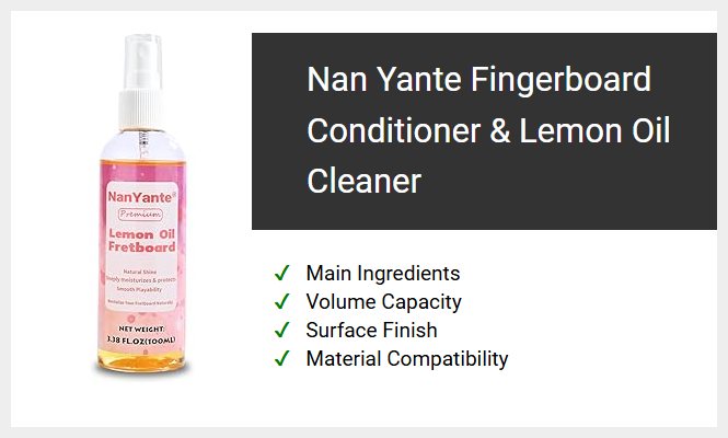 Nan Yante Fingerboard Conditioner & Lemon Oil Cleaner