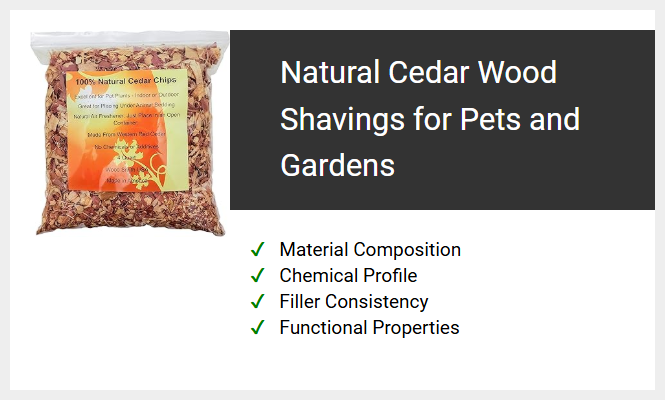 Natural Cedar Wood Shavings for Pets and Gardens