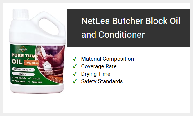 NetLea Butcher Block Oil and Conditioner