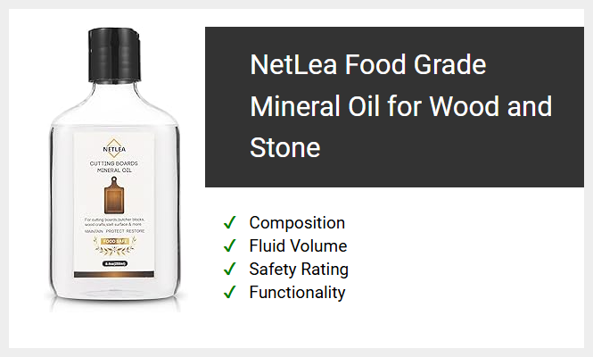 NetLea Food Grade Mineral Oil for Wood and Stone