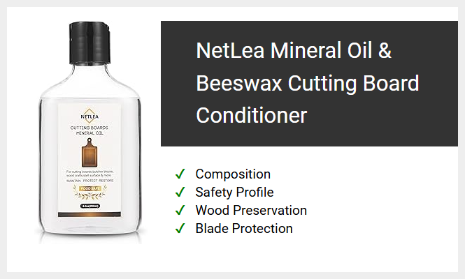 NetLea Mineral Oil & Beeswax Cutting Board Conditioner