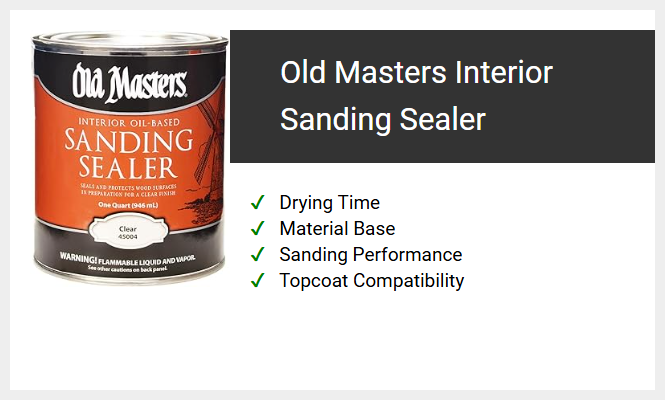 Old Masters Interior Sanding Sealer