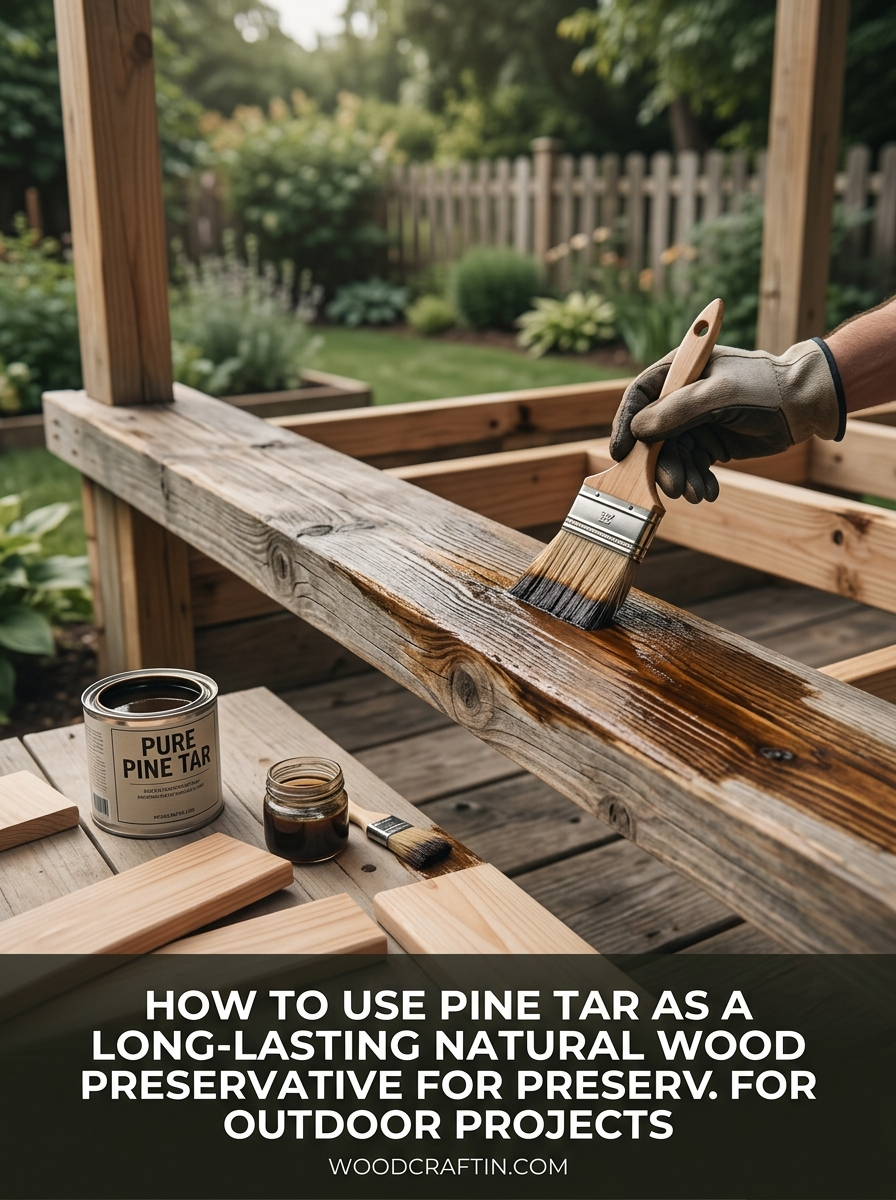 How to Use Pine Tar as a Long-Lasting Natural Wood Preservative for Outdoor Projects
