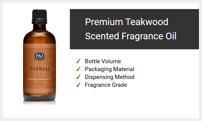 Premium Teakwood Scented Fragrance Oil