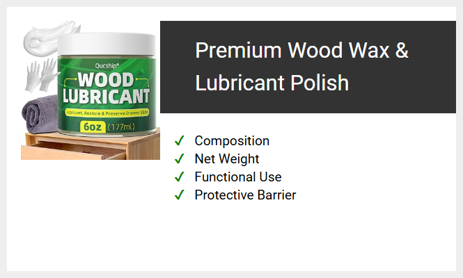 Premium Wood Wax & Lubricant Polish