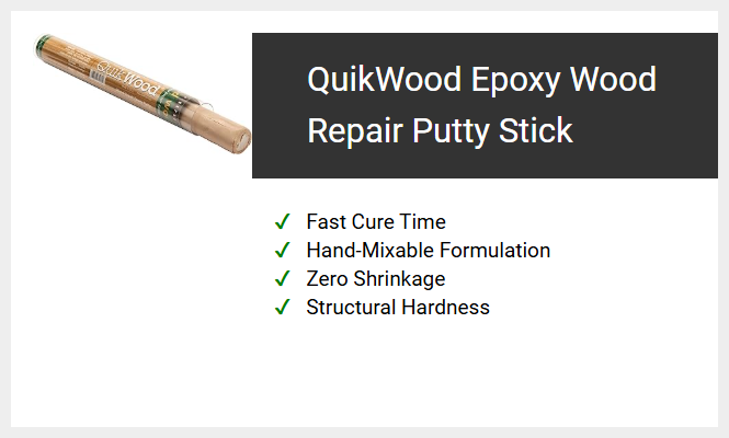 QuikWood Epoxy Wood Repair Putty Stick