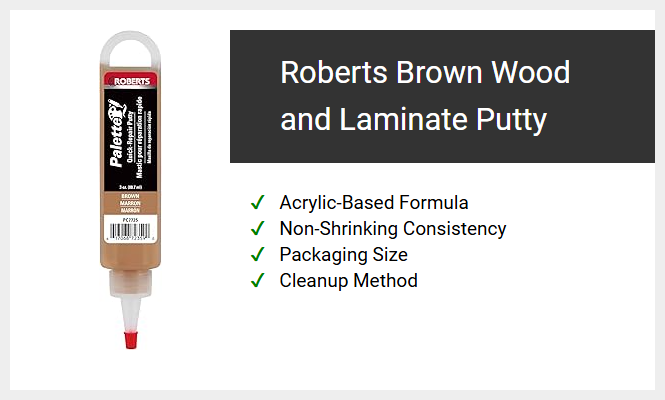 Roberts Brown Wood and Laminate Putty