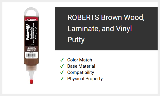ROBERTS Brown Wood, Laminate & Vinyl Putty