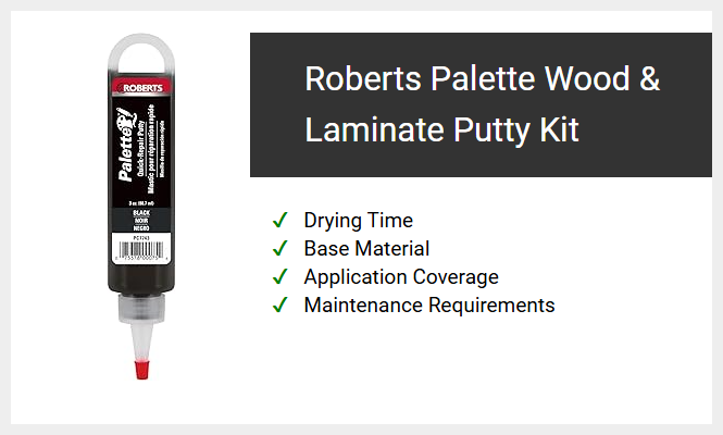 Roberts Palette Wood & Laminate Putty Kit