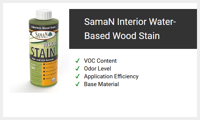 SamaN Interior Water-Based Wood Stain
