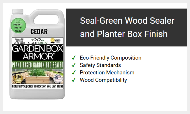 Seal-Green Wood Sealer and Planter Box Finish