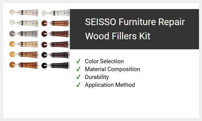 SEISSO Furniture Repair Wood Fillers Kit