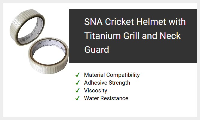 SNA Cricket Helmet with Titanium Grill and Neck Guard