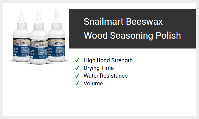 Snailmart Beeswax Wood Seasoning Polish