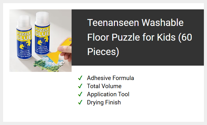 Teenanseen Washable Floor Puzzle for Kids (60 Pieces)