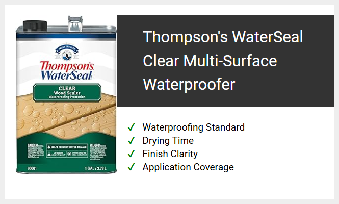 Thompson's WaterSeal Clear Multi-Surface Waterproofer