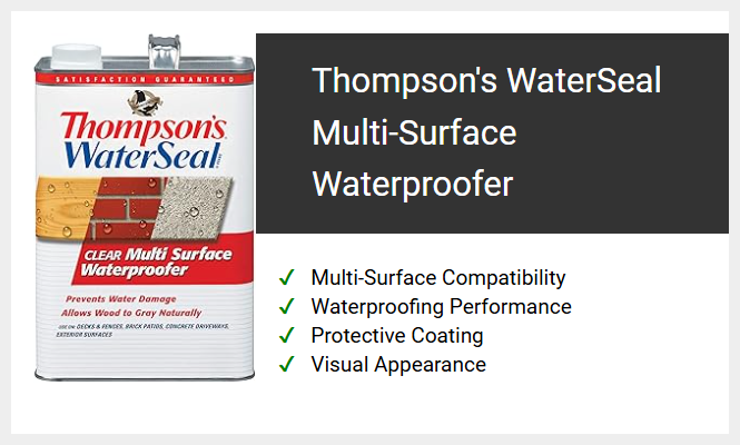 Thompson's WaterSeal Multi-Surface Waterproofer