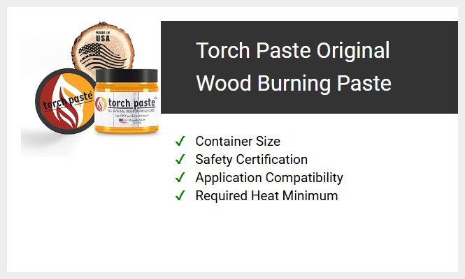 Torch Paste Original Wood Burning Paste