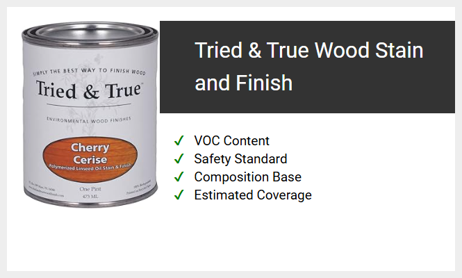Tried & True Wood Stain and Finish