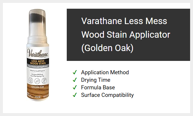 Varathane Less Mess Wood Stain Applicator (Golden Oak)