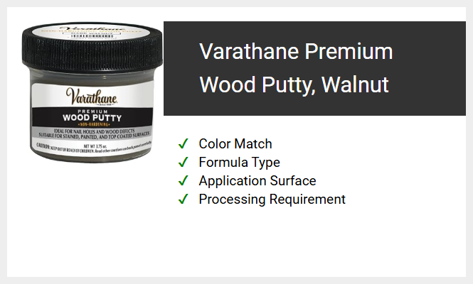 Varathane Premium Wood Putty, Walnut
