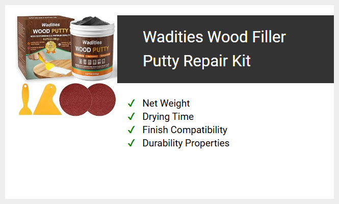 Wadities Wood Filler Putty Repair Kit