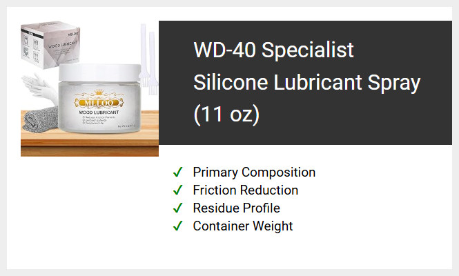WD-40 Specialist Silicone Lubricant Spray (11 oz)