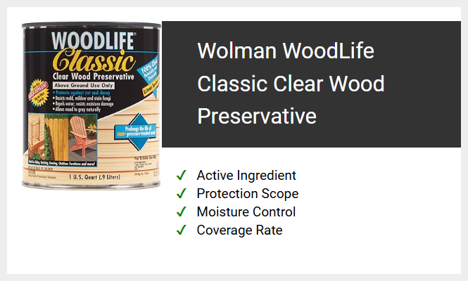 Wolman WoodLife Classic Clear Wood Preservative