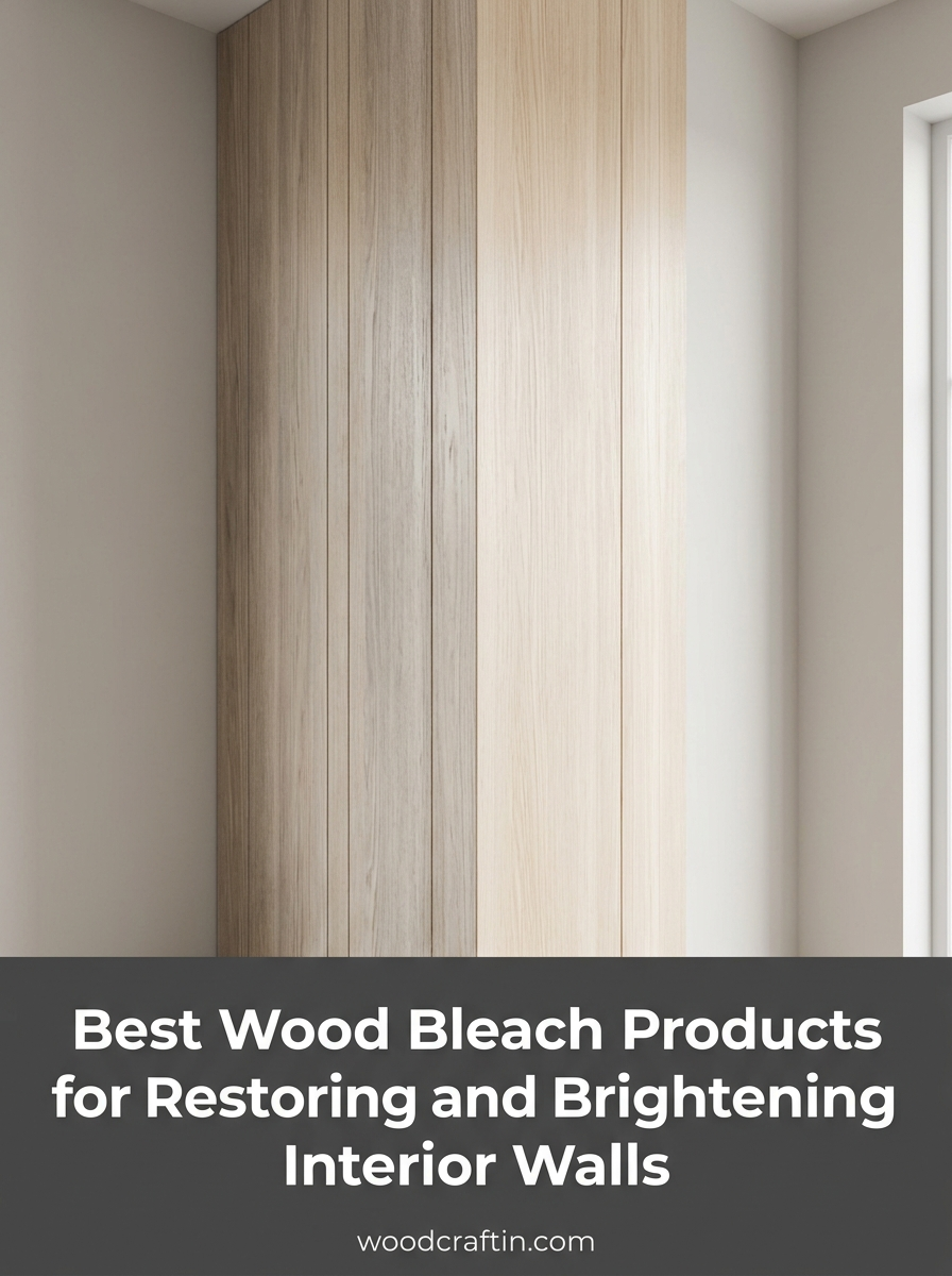 Best Wood Bleach Products for Restoring and Brightening Interior Walls