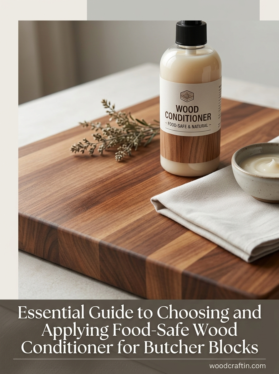 Essential Guide to Choosing and Applying Food-Safe Wood Conditioner for Butcher Blocks