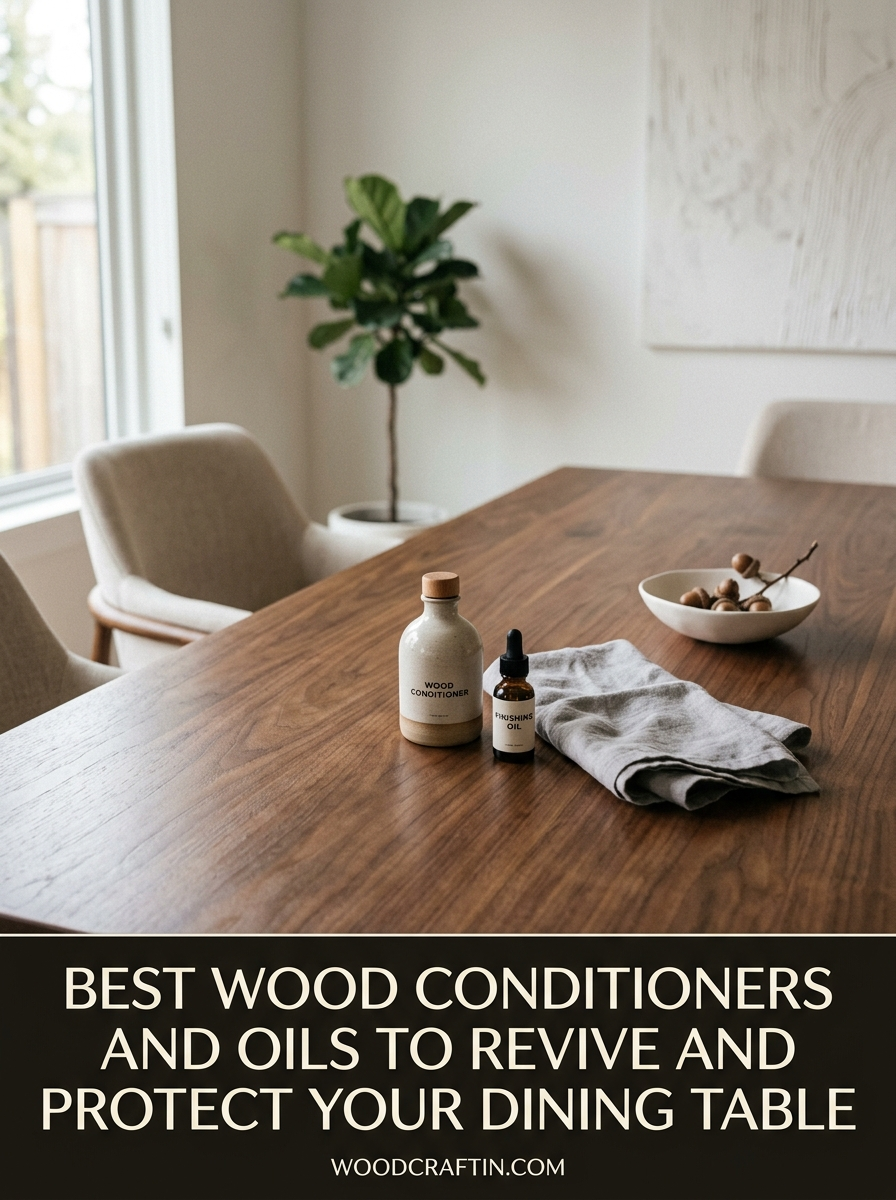 Best Wood Conditioners and Oils to Revive and Protect Your Dining Table