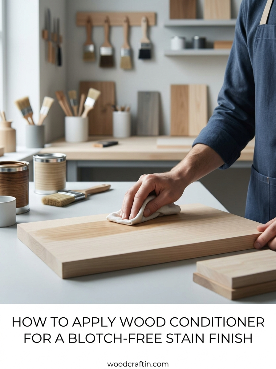 How to Apply Wood Conditioner for a Blotch-Free Stain Finish