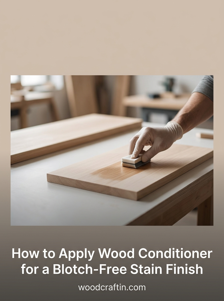 How to Apply Wood Conditioner for a Blotch-Free Stain Finish