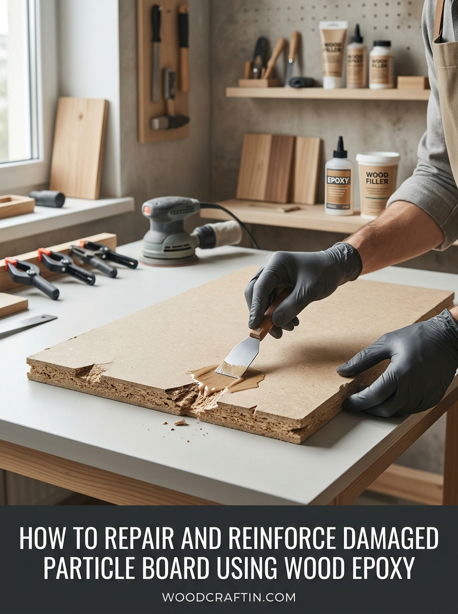 How to Repair and Reinforce Damaged Particle Board Using Wood Epoxy