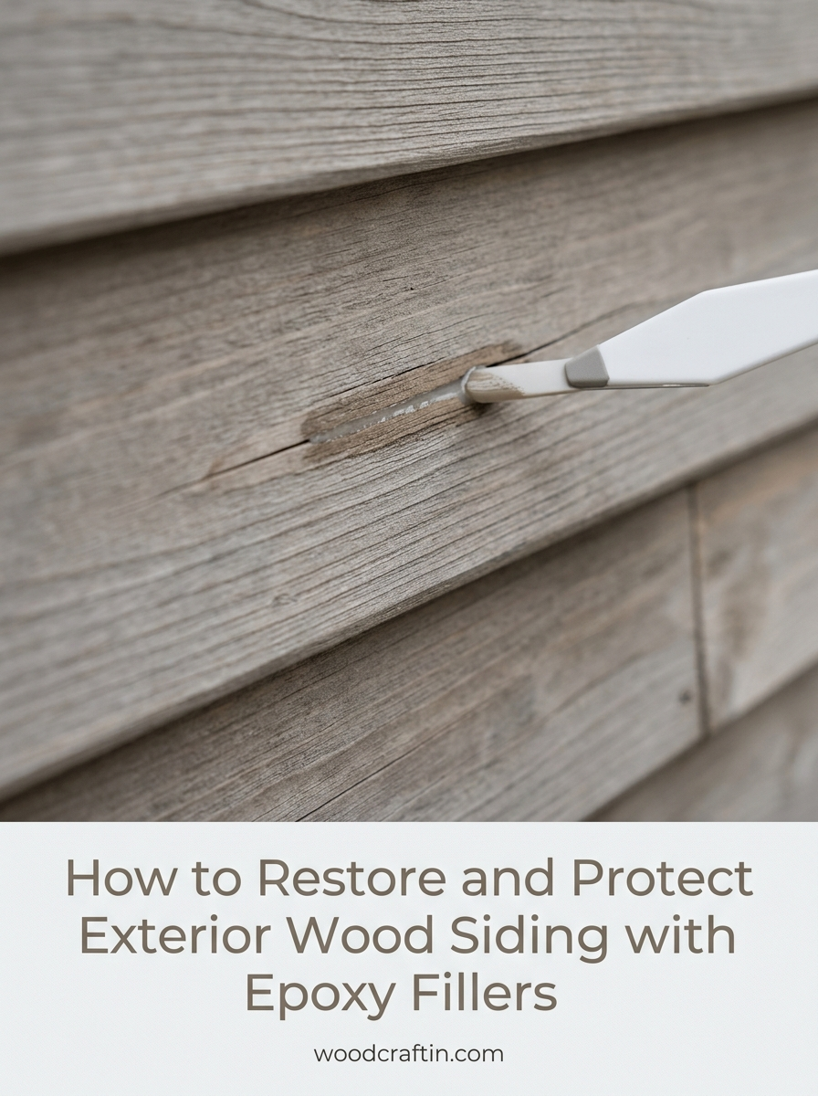 How to Restore and Protect Exterior Wood Siding with Epoxy Fillers
