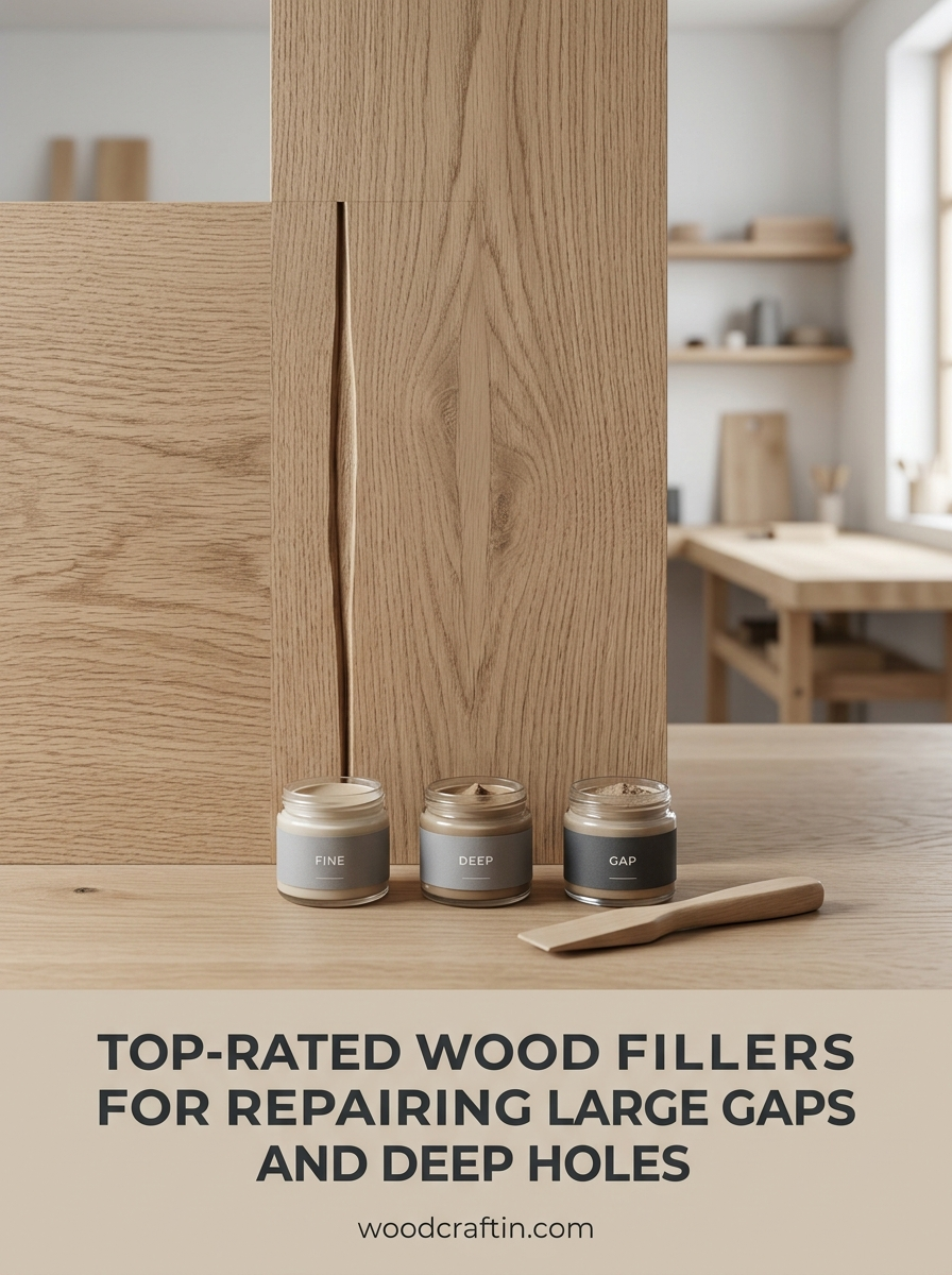 Top-Rated Wood Fillers for Repairing Large Gaps and Deep Holes