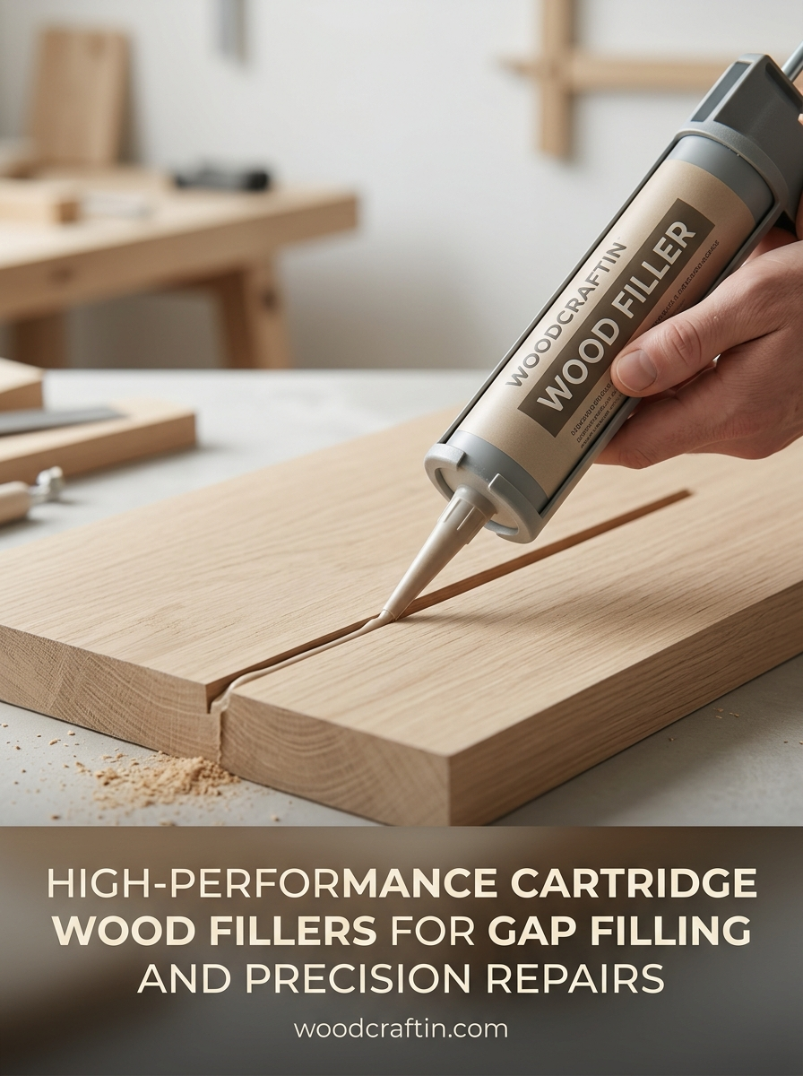 High-Performance Cartridge Wood Fillers for Gap Filling and Precision Repairs