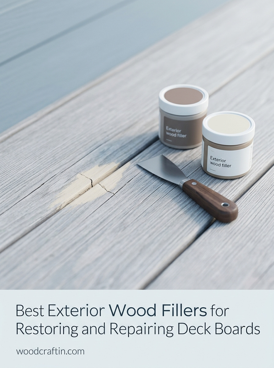 Best Exterior Wood Fillers for Restoring and Repairing Deck Boards