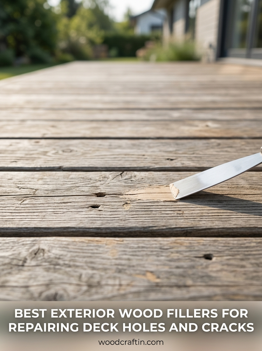 Best Exterior Wood Fillers for Repairing Deck Holes and Cracks